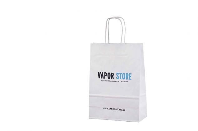 white kraft paper bag 