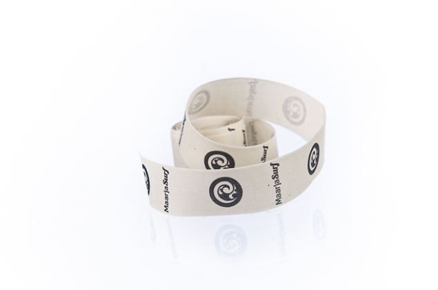 luxury satin ribbon with print 