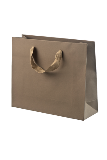 Caffe latte värvi premium paberkotid