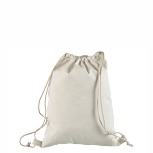 Naturfärgade ryggsäckar av starkt bomullstyg. Storlek: 35×45 cm