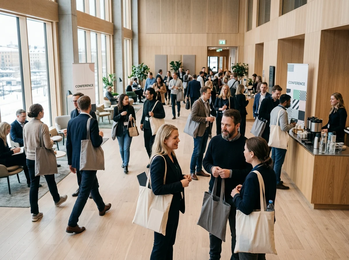 Tygkassar på event